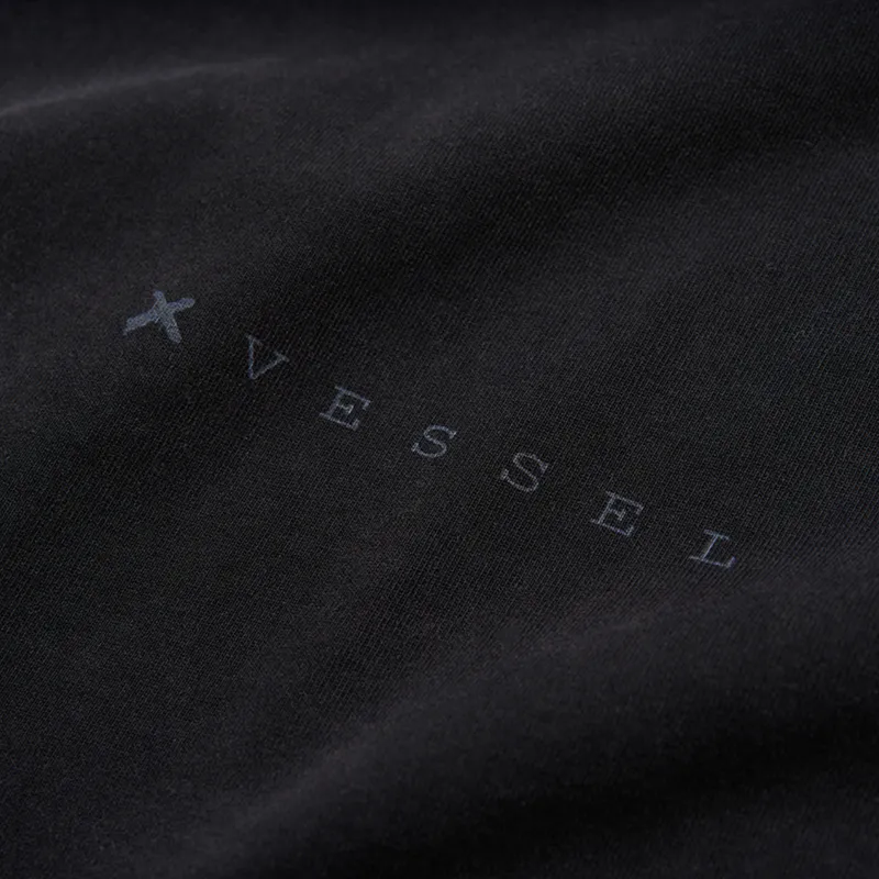 VESSEL x HUIDAOWEILAI,LIANMINGKUAN T Shirt Unisex Black-3