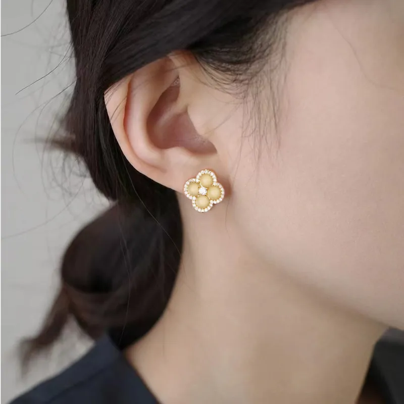STYLEJING Stud Earrings Women's-3
