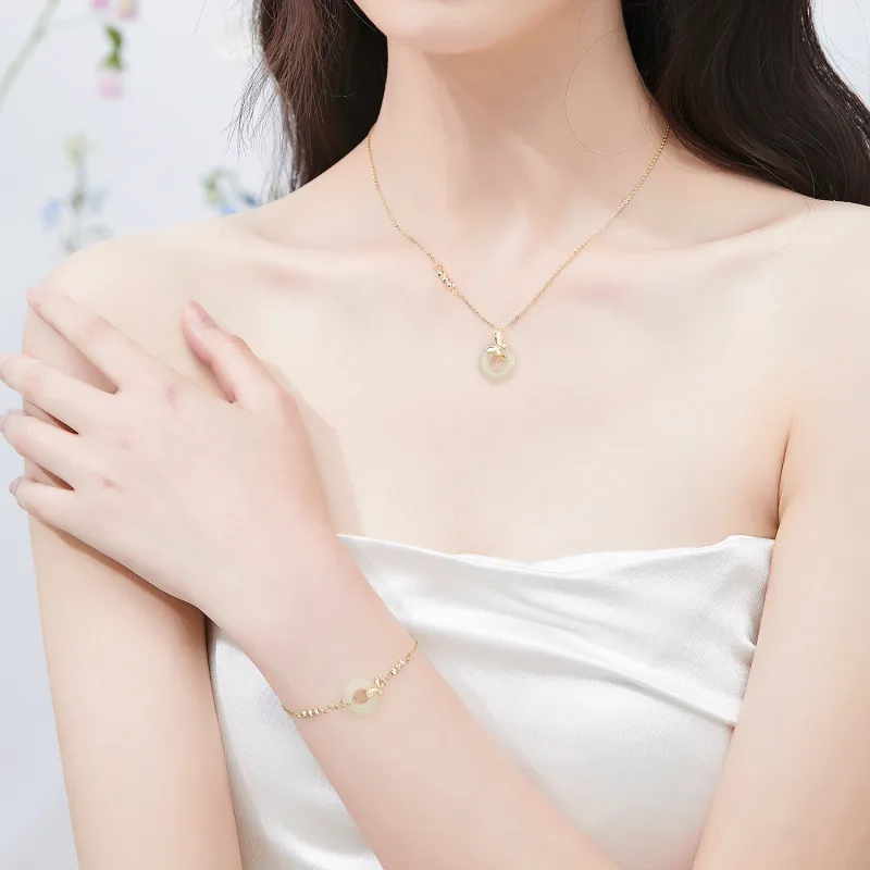 STYLEJING Hetian Jade Bracelets Women's-4