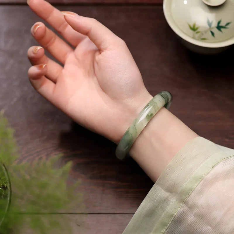 STYLEJING Tianshan Jade Bangles Women's-9
