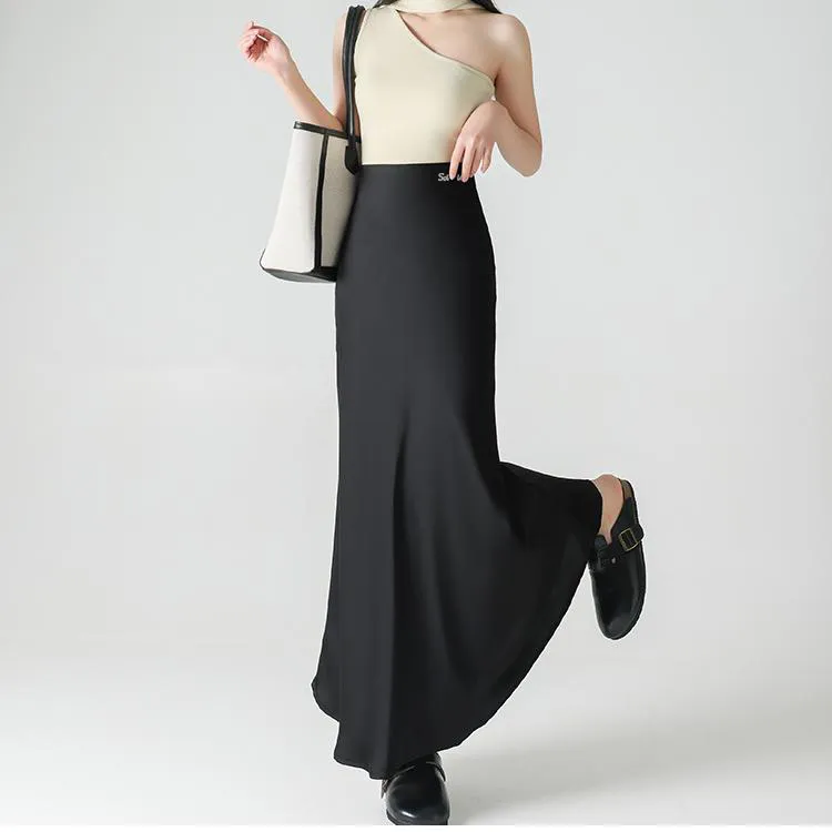 SOIE Casual Long Skirts Women's-21