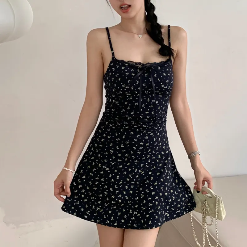 SOIE Skirt Set Women's Navy Blue-5