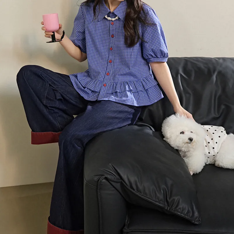 SOIE Shirts Women's Blue-3