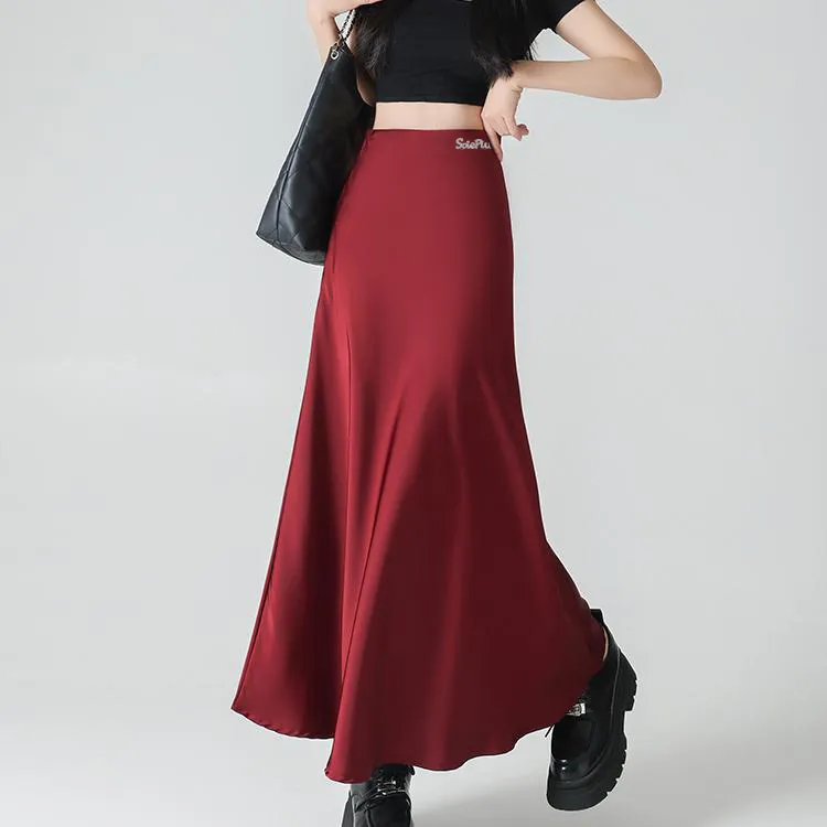 SOIE Casual Long Skirts Women's-11