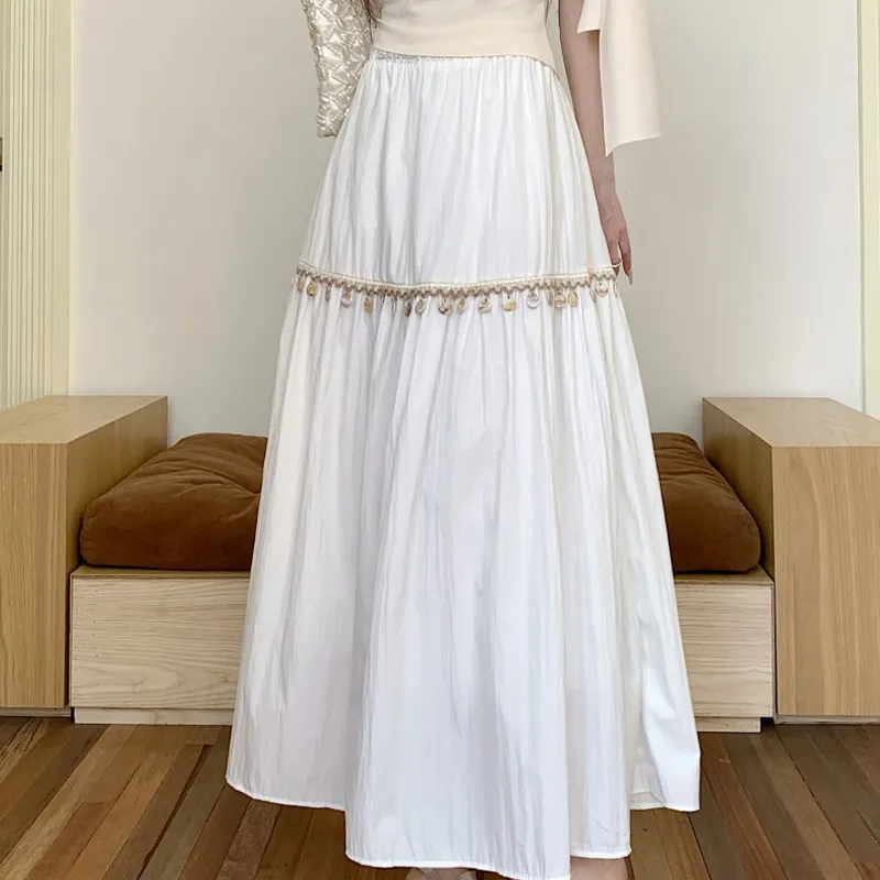 SOIE Casual Long Skirts Women's-2
