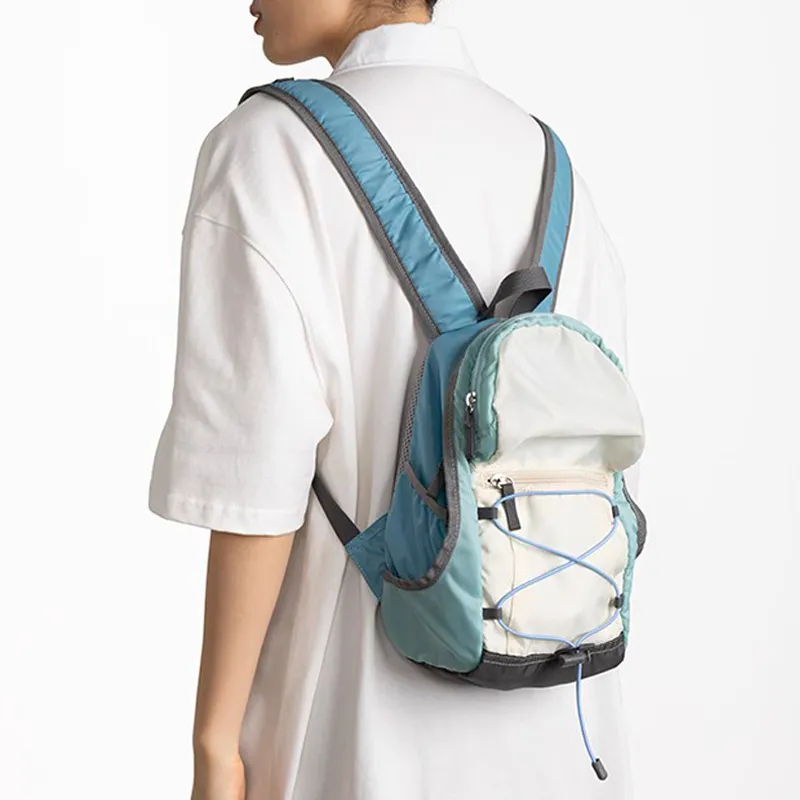 Crying Center Nylon Backpack Trumpets Unisex IKEA Blue/Light Gray Navy Blue/Light Yellow Green-13