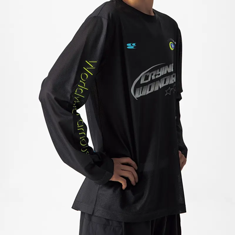 Crying Center Long Sleeved T Shirts Unisex-9