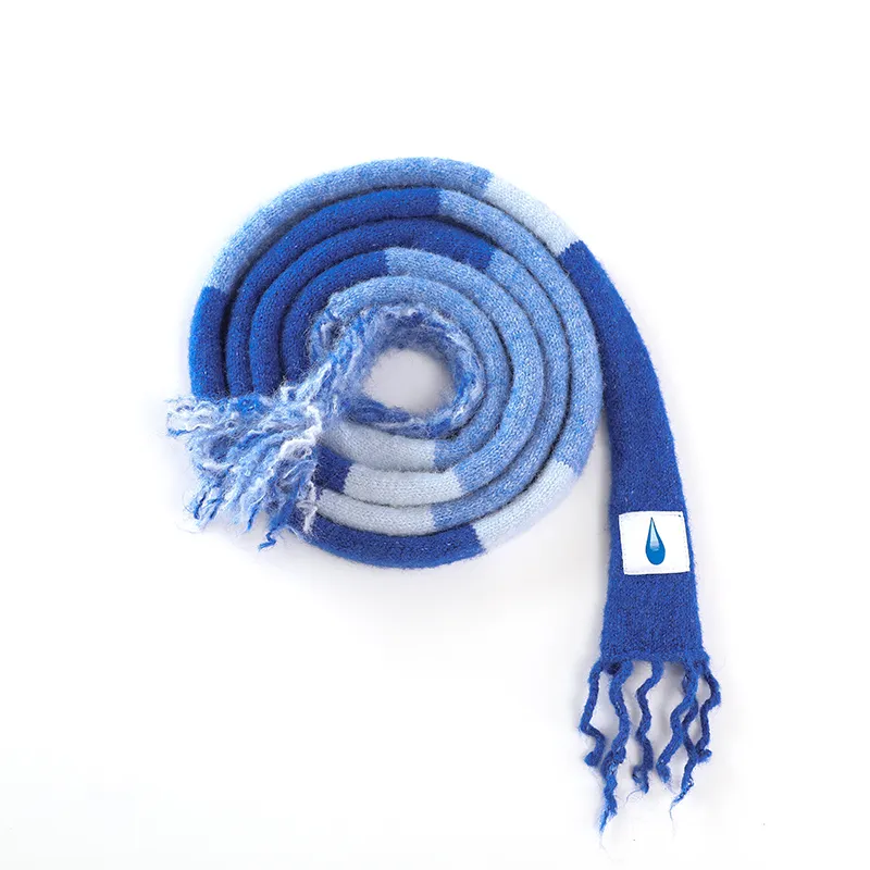 Crying Center Knit Scarves Unisex-1