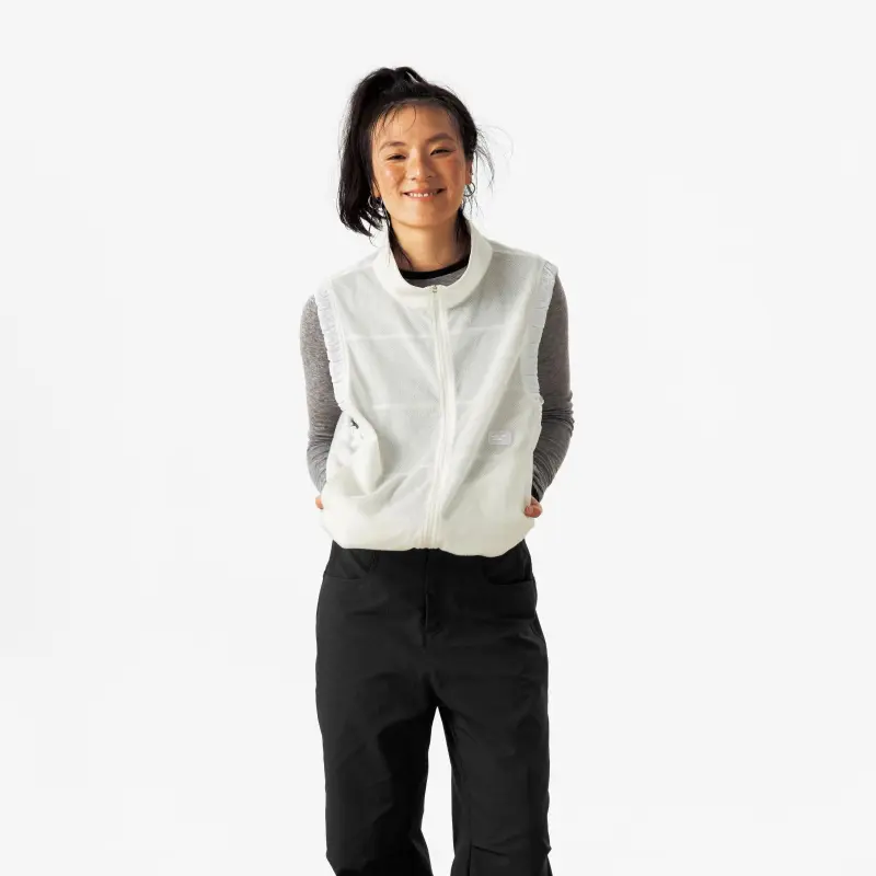 Crying Center Vest Unisex White-4