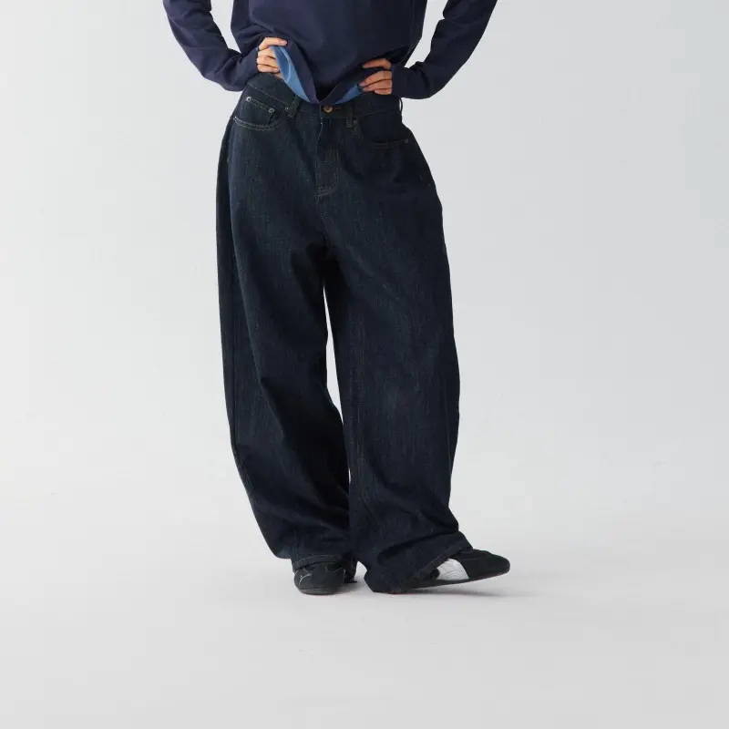 Crying Center Jeans Unisex Blue-3