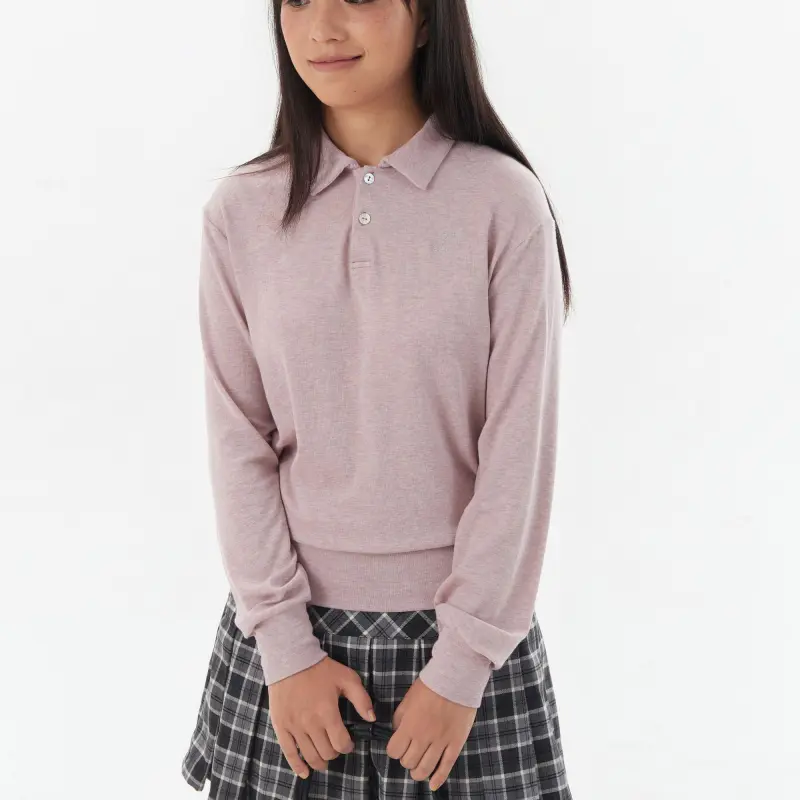 Crying Center Polo Long Sleeved Unisex-2