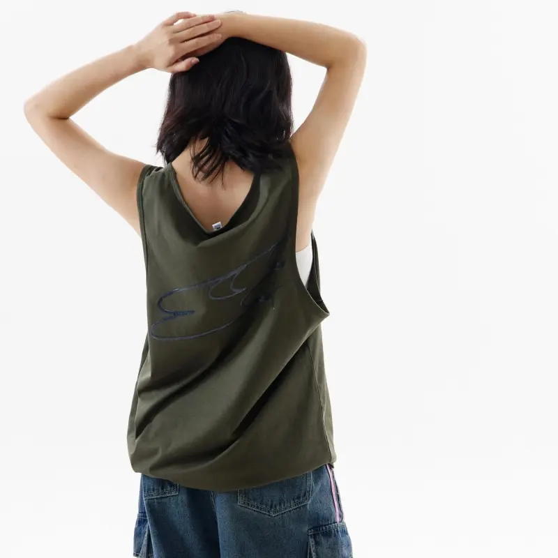 Crying Center Tank Tops Unisex-2