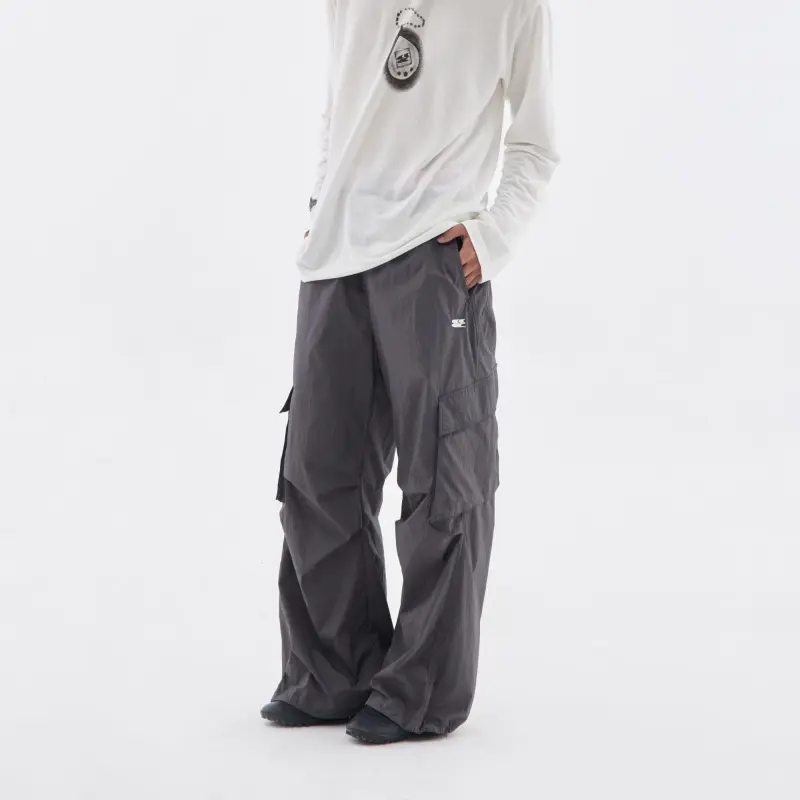 Crying Center Casual Pants Unisex Dark Gray-20