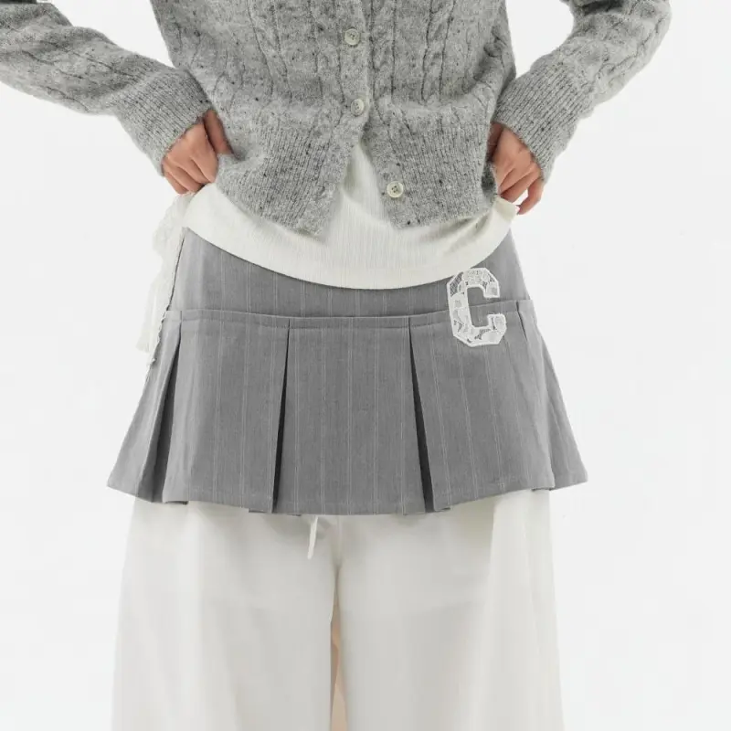 Crying Center Casual Short Skirts Women's-5