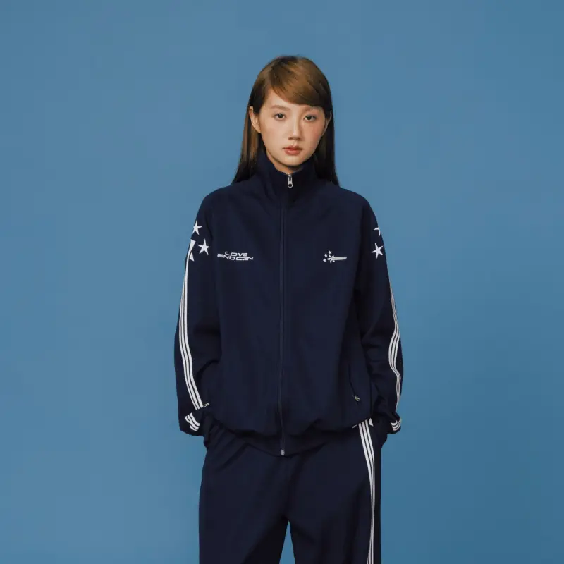 Crying Center Jackets Unisex Navy Blue-9