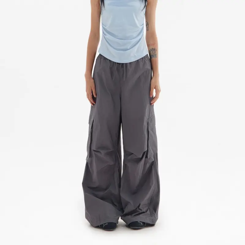 Crying Center Casual Pants Unisex Dark Gray-9