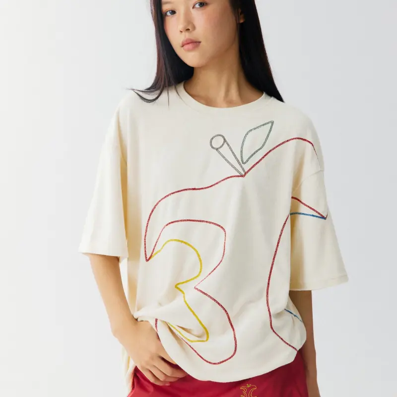 Crying Center T Shirt Unisex Apricot-7