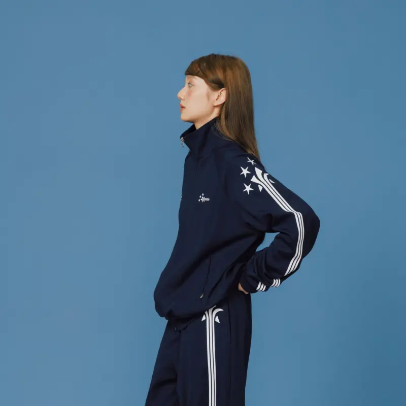 Crying Center Jackets Unisex Navy Blue-6