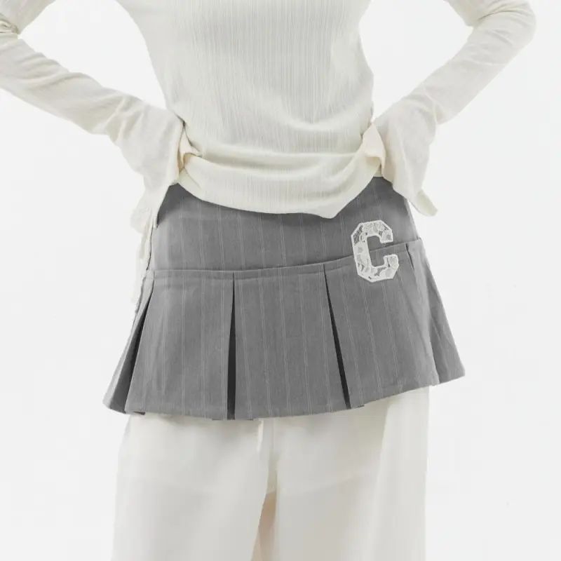 Crying Center Casual Short Skirts Women's-2