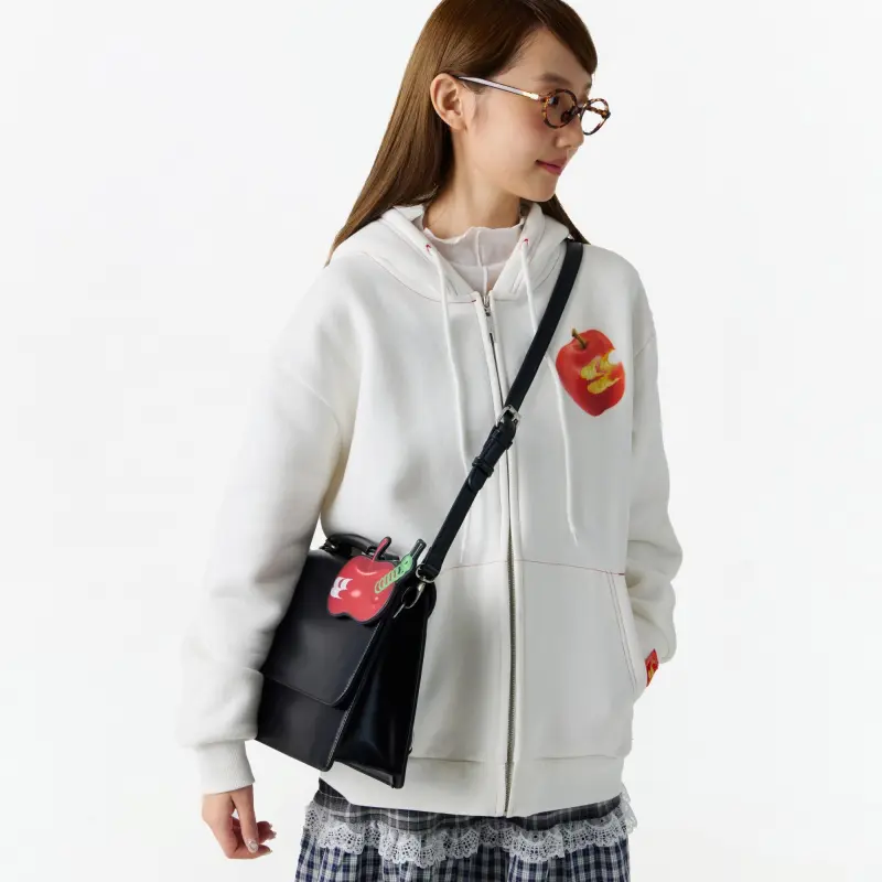 Crying Center PU Backpack Unisex Black-2