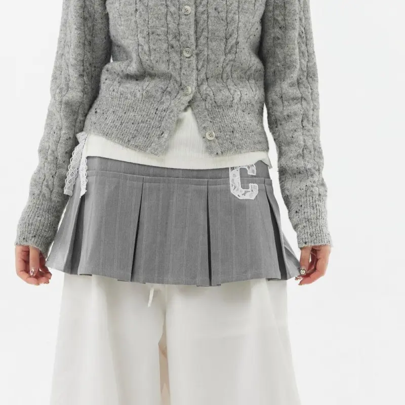 Crying Center Casual Short Skirts Women's-3