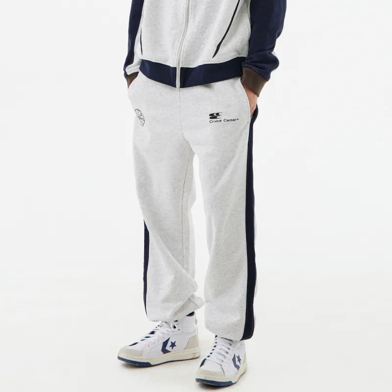 Crying Center Casual Pants Unisex Oat Gray-5