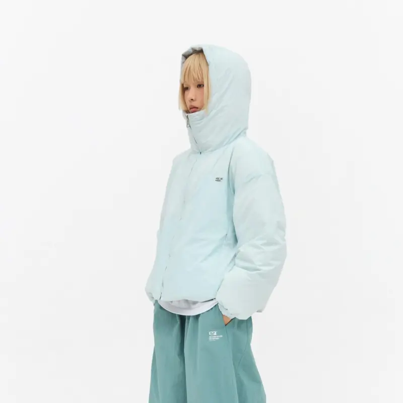Crying Center Down Jacket Unisex Glacier Blue-6