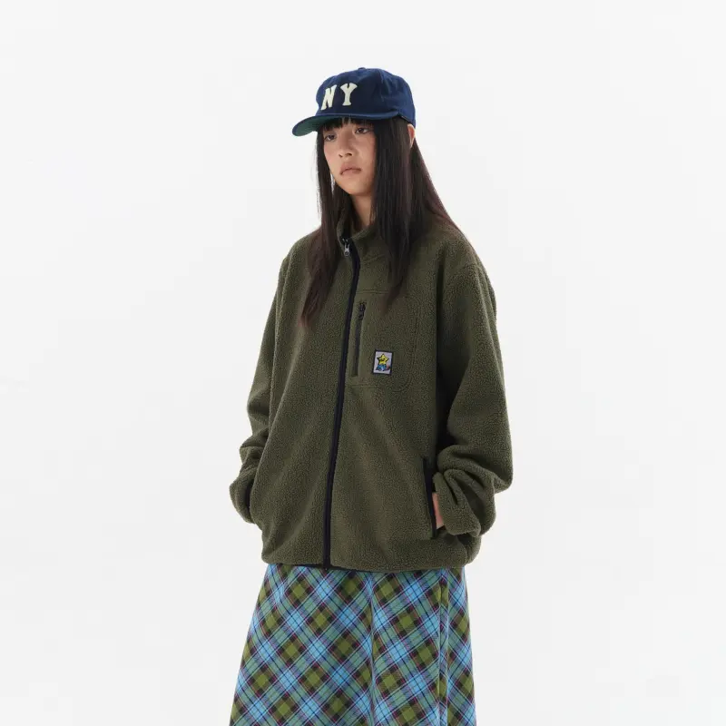 Crying Center Jacket Unisex Green-2
