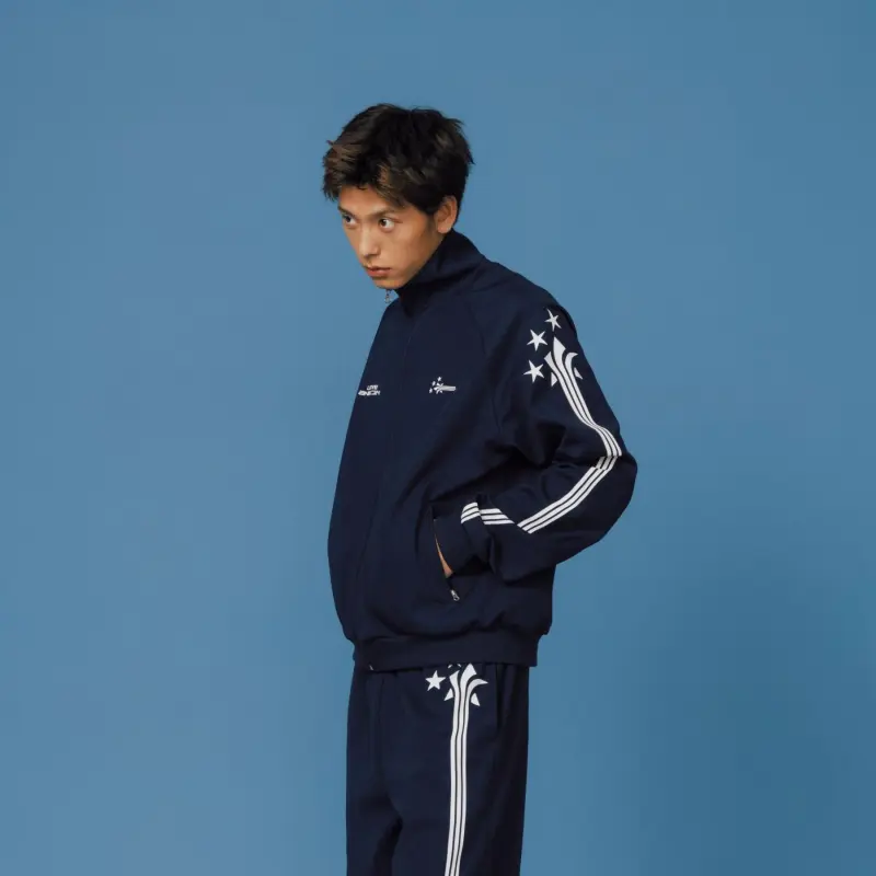 Crying Center Jackets Unisex Navy Blue-11
