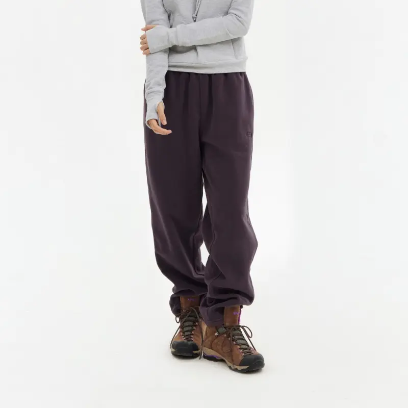 Crying Center Casual Pants Unisex Dark Purple-3