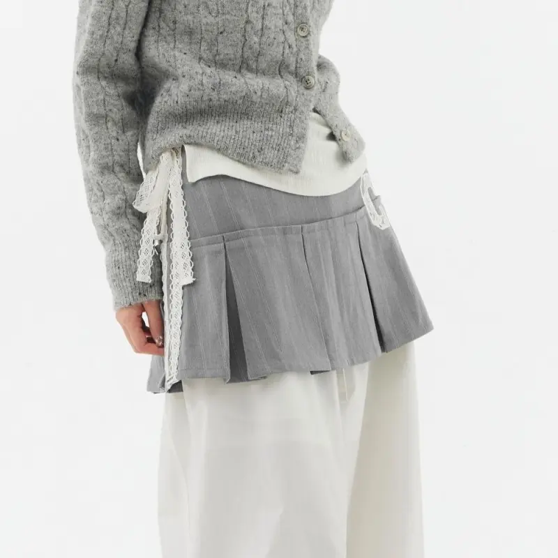 Crying Center Casual Short Skirts Women's-7