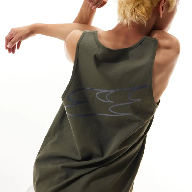 Crying Center Tank Tops Unisex-8
