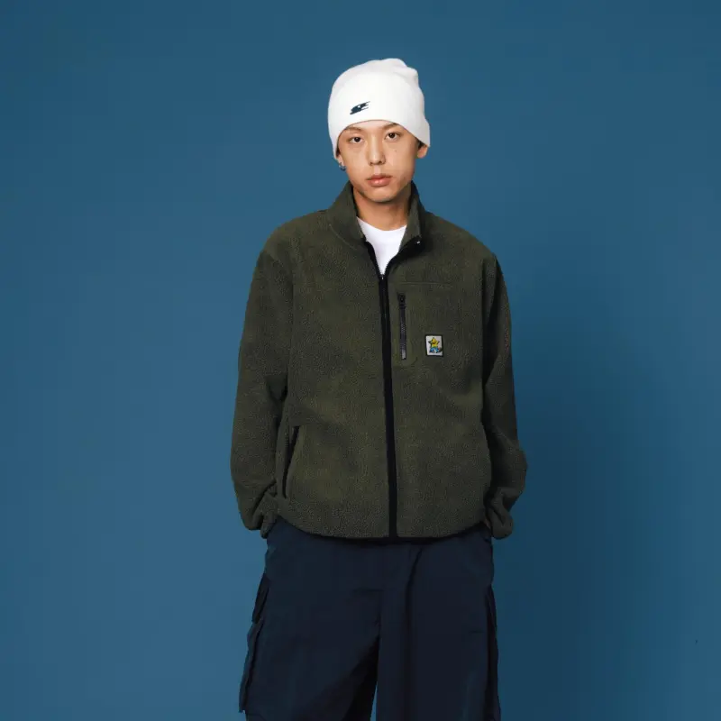 Crying Center Jacket Unisex Green-5