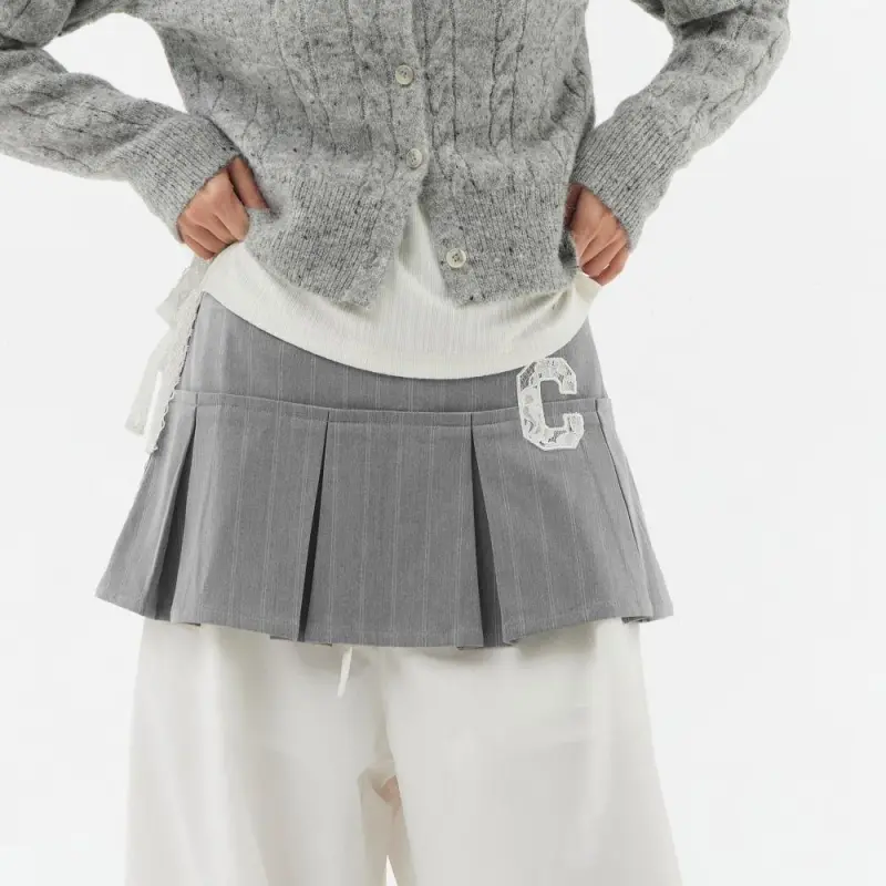 Crying Center Casual Short Skirts Women's-6