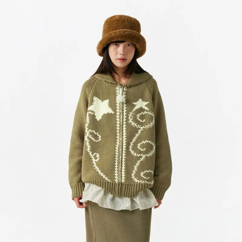Crying Center Sweater Cardigan Unisex-2