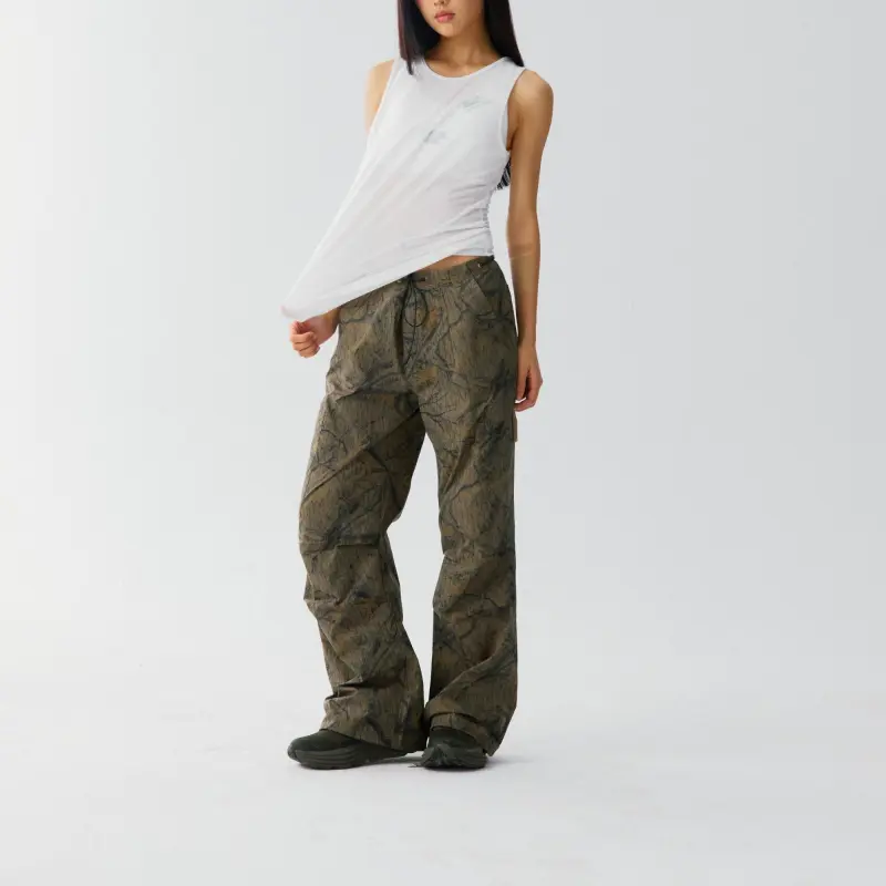 Crying Center Cargo Pants Unisex-2