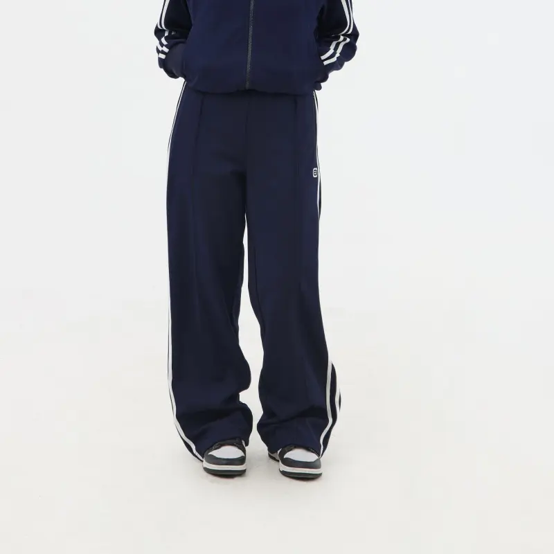 Crying Center Casual Pants Unisex Navy Blue-7