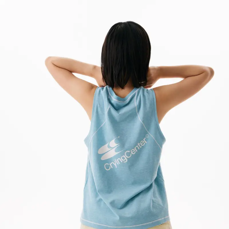 Crying Center Tank Tops Unisex-3