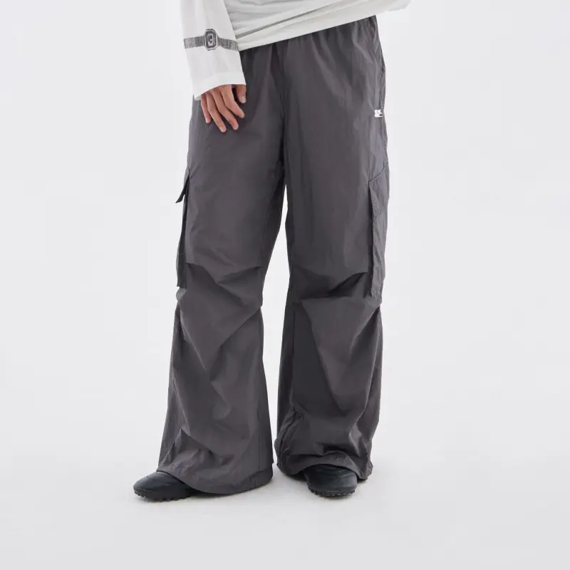 Crying Center Casual Pants Unisex Dark Gray-5