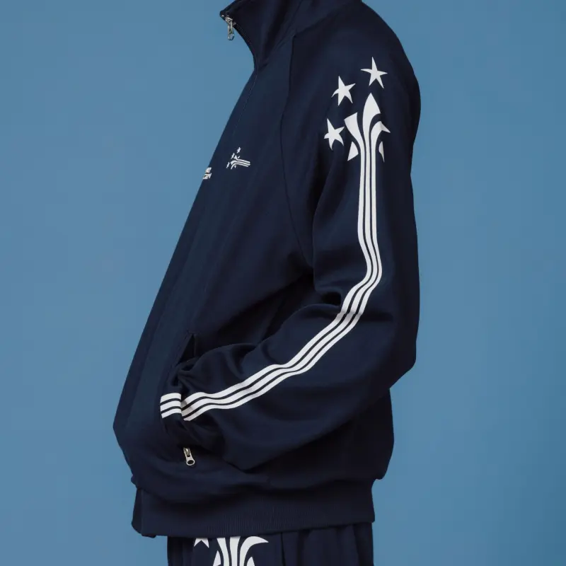 Crying Center Jackets Unisex Navy Blue-19