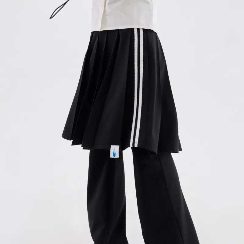Crying Center Casual Pants Women's Black-9
