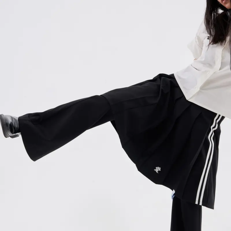 Crying Center Casual Pants Women's Black-10