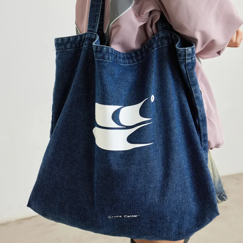Crying Center Fabric Tote Bag Shopping Bag Reusable Bag Shoulder Bag Regular Unisex Multicolor-17