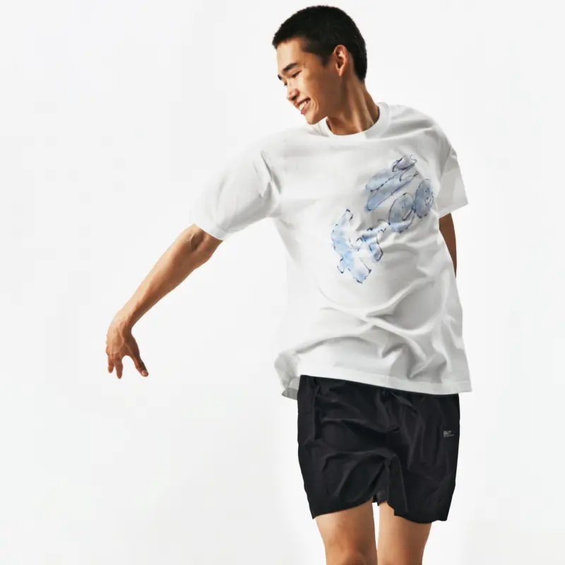 Crying Center T Shirts Unisex White-3