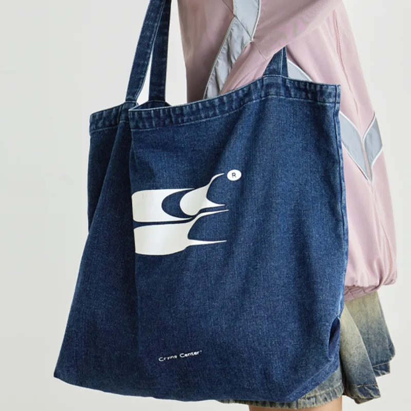 Crying Center Fabric Tote Bag Shopping Bag Reusable Bag Shoulder Bag Regular Unisex Multicolor-18