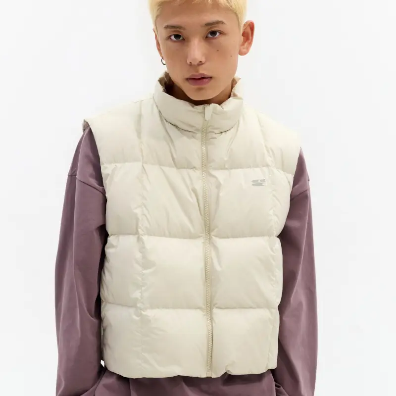 Crying Center Vest Unisex Cream White-6