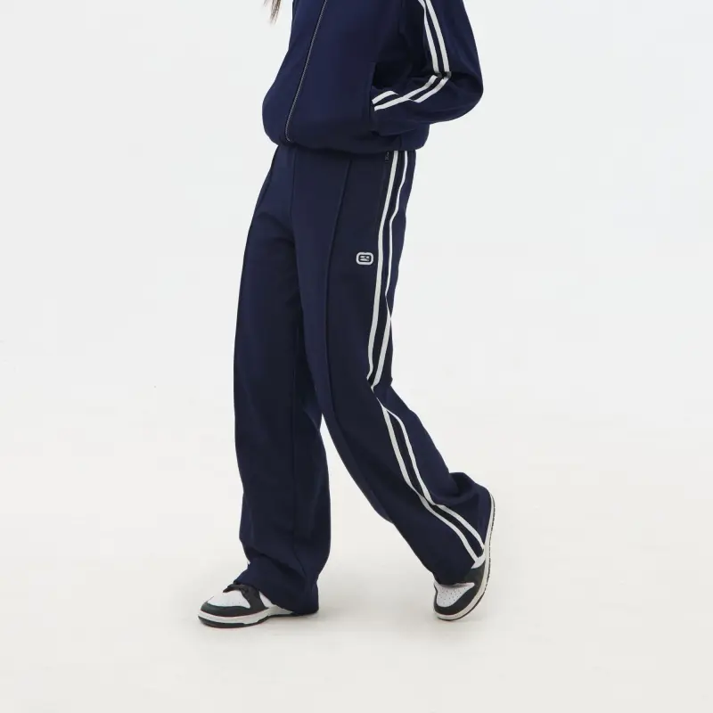 Crying Center Casual Pants Unisex Navy Blue-6