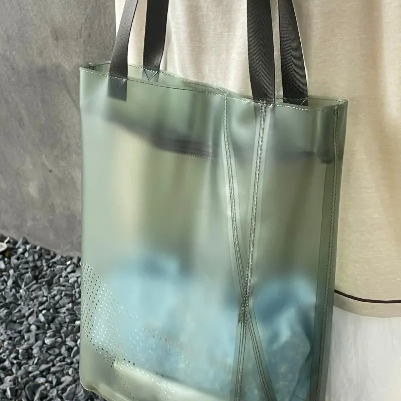 Crying Center PU Tote Handbag, Shoulder Bag Unisex Multicolor-4