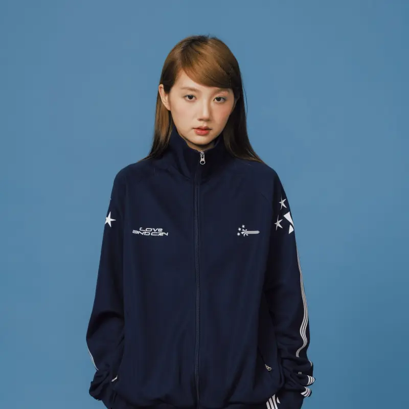 Crying Center Jackets Unisex Navy Blue-20