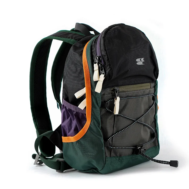 Crying Center Fabric Backpack Medium Size Unisex Multicolor-5